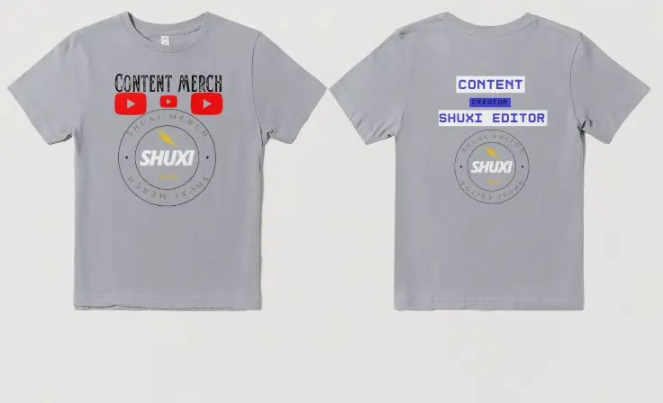 Youtube merch grijs