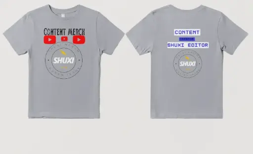 Youtube merch grijs
