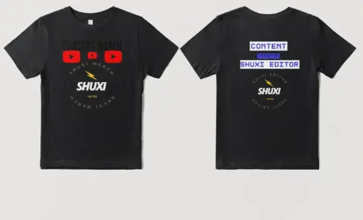 Youtubemerch zwart